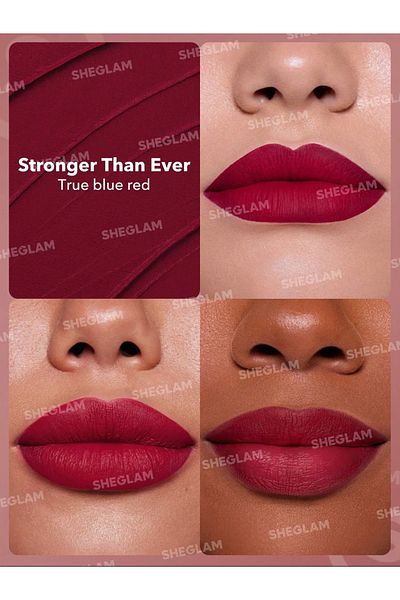 SHEGLAM Dynamatte Boom Long-Lasting Matte Lipstick, Stronger Than Ever