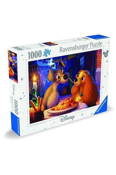 RAVENSBURGER - Lady and the Tramp puzzle 1000 pieces new design