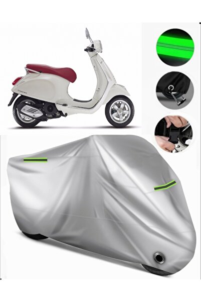 MotoEN غطاء فيسبا بريمافيرا 150 المتوافق مع القماش المشمع للدراجات النارية (م...