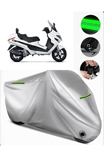 MotoEN غطاء دراجة نارية متوافق مع Piaggio X Evo 250 Premium (متوافق مع القفل)...