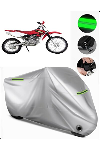 MotoEN Honda Xr 100 R Compatible Motorcycle Tarpaulin Premium (Lock Compatibl...