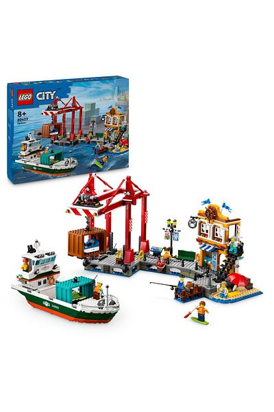 LEGO Set LEGO City - Port si nava de transport marfa (60422)