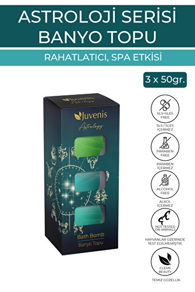 Juvenis Doğal Hindistan Cevizi Buğday Yağı Ve E Vitamini 3'lü Astroloji Banyo...