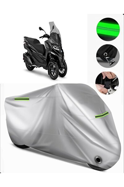 MotoEN Piaggio Mp3 400 Compatible Motorcycle Tarpaulin Premium (Lock Compatib...