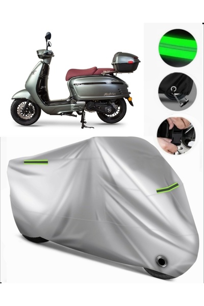 MotoEN Falcon Martini 50 حقيبة خلفية متوافقة مع القماش المشمع للدراجات الناري...
