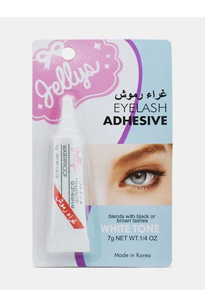 JELLYS غراء لاصق للرموش مقاوم للماء 7G، Jr1104، لون أبيض