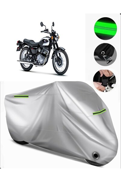 MotoEN Kawasaki Meguro S1 Compatible Motorcycle Tarpaulin Premium (Lock Compa...