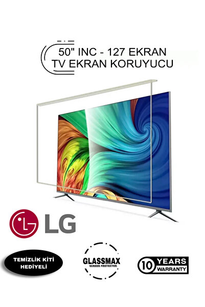 Glassmax LG 50UN8000 Uyumlu 50" Inç 127 Ekran Tv Ekran Koruyucu