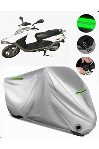 MotoEN Arora Ar 100T-2B Compatible Motorcycle Tarpaulin Premium (Lock Compati...
