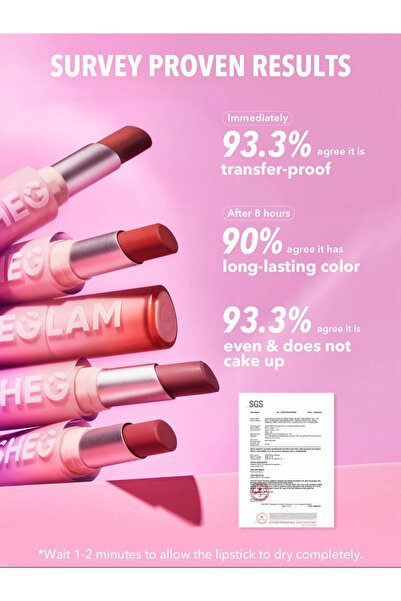 SHEGLAM Dynamatte Boom Long-Lasting Matte Lipstick, Stronger Than Ever