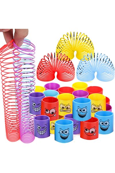 Choice 12 قطعة للأطفال البنات والأولاد وجه مبتسم زنبركي قوس قزح سحري فيدجيت ل...