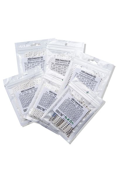 Choice 0603 320pcs 16value 320pcs 720pcs 2500pcs 0603 0805 1206 Smd Capacitor Kit Assorted Kit 16/36/50valu