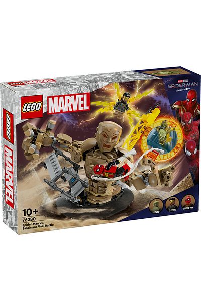 LEGO Set LEGO Marvel Super Heroes - Omul Paianjen vs Sandman: Batalia finala (76280)