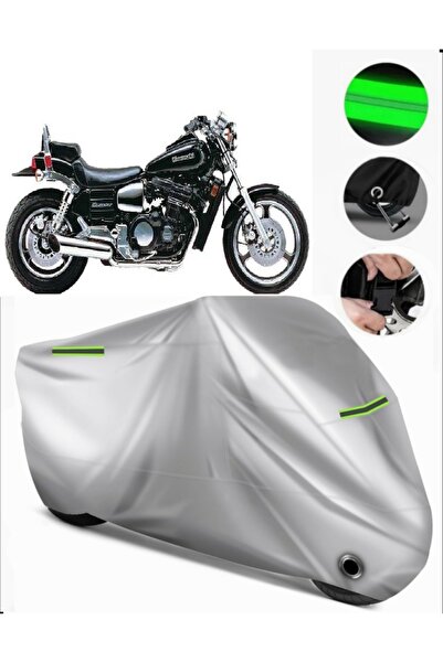 MotoEN Kawasaki Zl 600 Rear Bag Compatible Premium Motorcycle Tarpaulin (Lock...