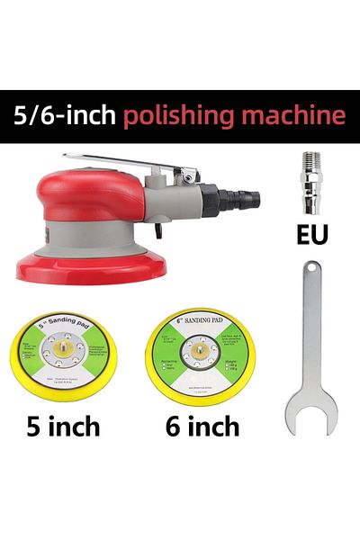 Choice 5 inch 6 inch set HIFESON 5/6 inch Pneumatic Air Orbital Sander 125/150mm Air Sanding Machine Polish