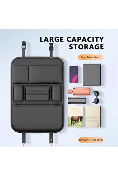 Choice حقيبة تخزين خلفية مقعد السيارة المقاومة للتآكل ذات 6 جيوب من SEAMETAL،...