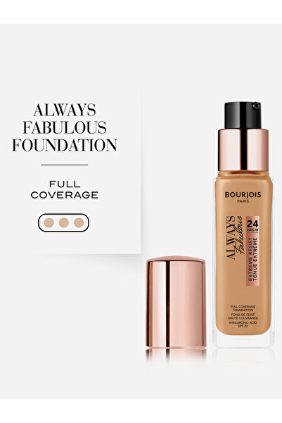 Bourjois Always Fabulous 24H Extreme Resist Foundation - 410 Golden Beige