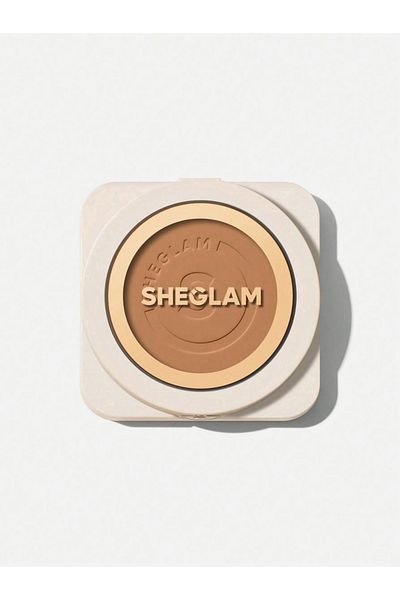 SHEGLAM Skin-Focus High Coverage Powder Foundation, Walnut