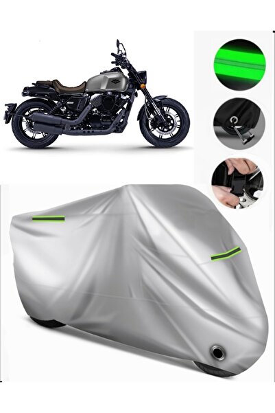 MotoEN Rks K-Light 202 Compatible Motorcycle Tarpaulin Premium (Lock Compatib...