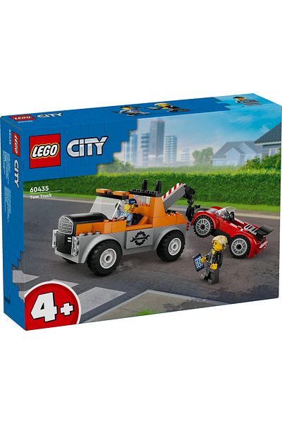LEGO Set LEGO City - Camioneta de tractare si masina sport (60435)
