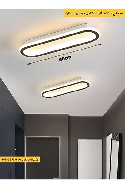 ACCEPT 80cm LED ceiling light modern with unique and distinctive design with 3 colors lighting