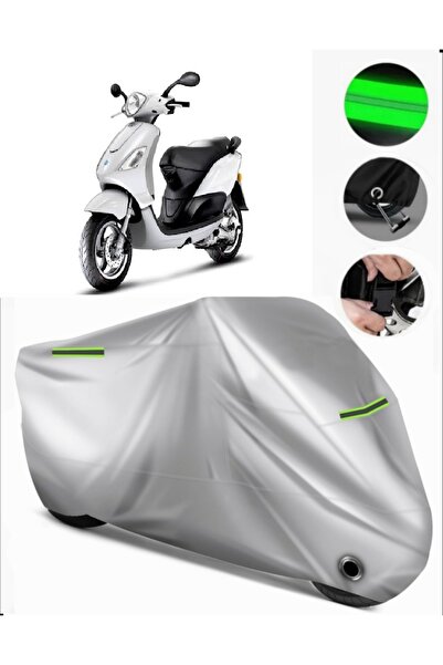 MotoEN Piaggio Fly 100 Compatible Motorcycle Tarpaulin Premium (Lock Compatib...