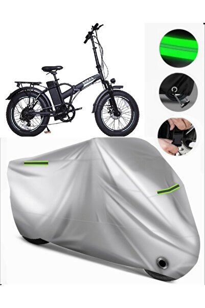 MotoEN Volta Vb2 Compatible Motorcycle Tarpaulin Premium (Lock Compatible)-Gray