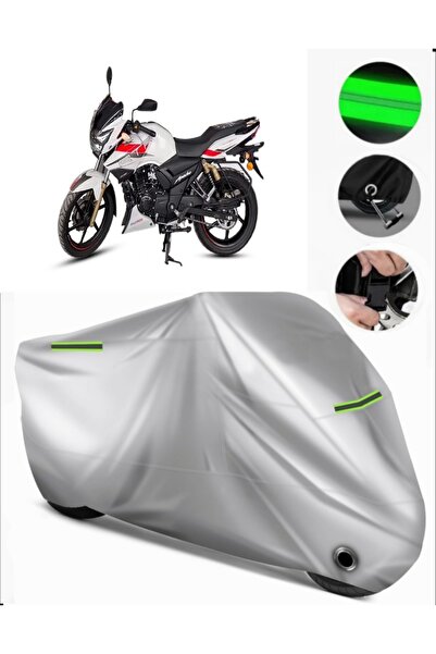 MotoEN Tvs Apache Rtr 180 Compatible Motorcycle Tarpaulin Premium (Lock Compa...