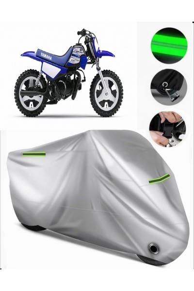 MotoEN Yamaha Pw 50 Compatible Motorcycle Tarpaulin Premium (Lock Compatible)...