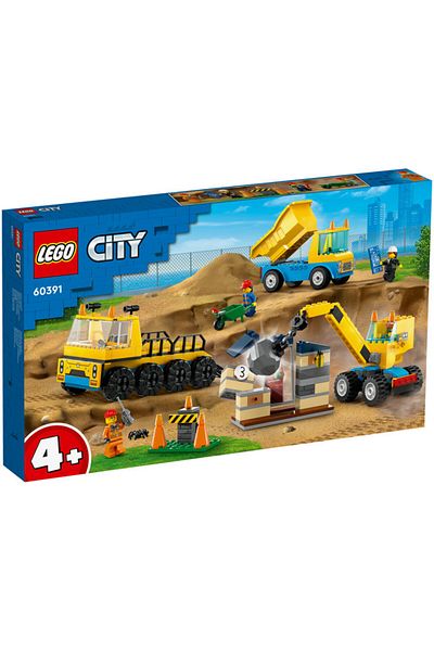 LEGO LEGO City Set - Construction Trucks and Demolition Crane (60391)