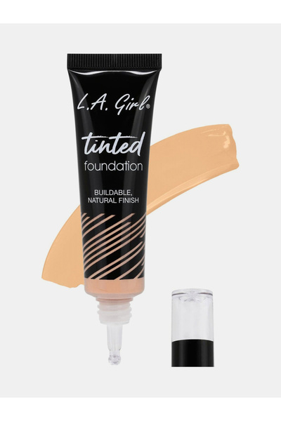 LA Girl كريم أساس ملون قابل للبناء بلمسة نهائية طبيعية، GLM755 بيج