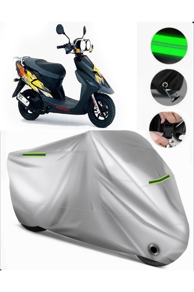 MotoEN Honda Sxr 50 Rear Bag Compatible Premium Motorcycle Tarpaulin (Lock Co...