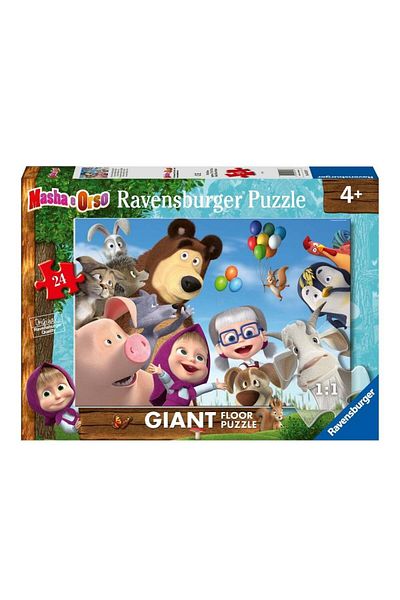 RAVENSBURGER - Large floor puzzle Masha and the Bear 24 pieces