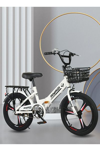 ETG 20inch Foldable Mountain Bike High-Carbon Steel Frame Shock Absorber, Lightweight Portable Bike