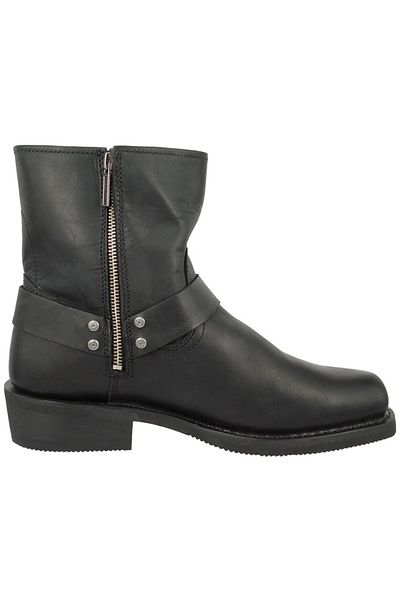 Harley Davidson D94422 El Paso Herren Biker Boots Stiefelette Black Schwarz