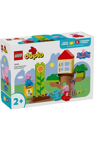LEGO Set LEGO DUPLO - Purcelusa Peppa: Gradina si casa din copac (10431)