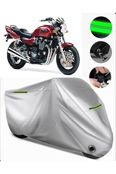 MotoEN غطاء خلفي متوافق مع Yamaha XJR 1200 مصنوع من القماش المشمع الفاخر للدر...
