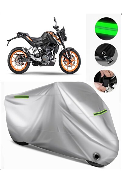 MotoEN غطاء دراجة نارية متوافق مع KTM 125 Duke Premium (متوافق مع القفل) - أس...