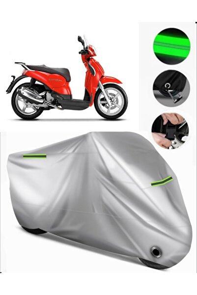 MotoEN Aprilia Scarabeo 200 Compatible Motorcycle Tarpaulin Premium (Lock Com...
