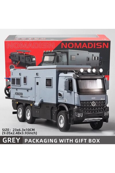 Maisto سيارة لعبة سيارة مرسيدس بنز كامبر RV رمادية اللون بمقياس 1:24، سيارة ل...