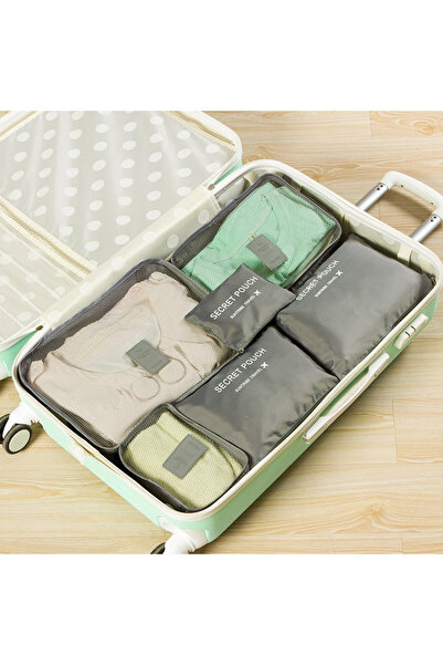 Choice Grey 6-piece/set Travel Storage Bag Portable Large Capacity Waterproof...