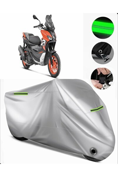 MotoEN Aprilia Sr Gt 125 Compatible Motorcycle Tarpaulin Premium (Lock Compat...