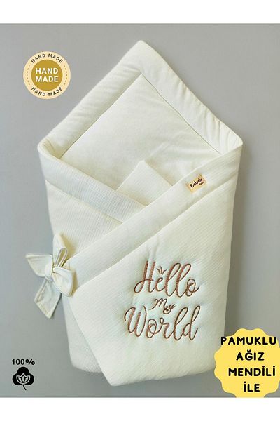 Bebella BABY BLANKET 100% COTTON BABY SWADDLE BLANKET GIRL BOY OUTSIDE SWADDLE HOSPITAL RELEASE