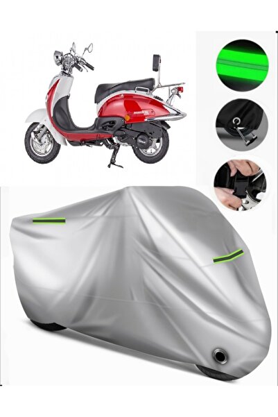MotoEN Mondial 125 Znu Rear Bag Compatible Premium Motorcycle Tarpaulin (Lock...