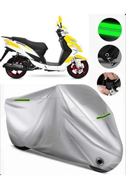 MotoEN Yuki Yb 100 Jumbo Compatible Motorcycle Tarpaulin Premium (Lock Compat...