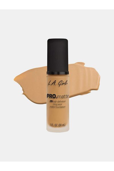 LA Girl كريم أساس PRO.Matte HD Longwear، GLM678 رملي