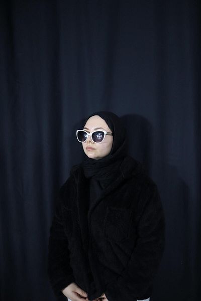 CAN Men's Black Oversize Plush Jacket