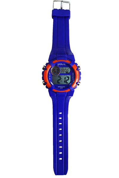 Salamandra Ceas Copii, Afisaj Electronic, Cronometru, Data, Alarma/F1, Rezistent la Apa, Rosu/Albastru