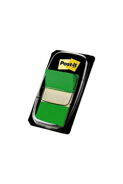 Post-it ® Index 680-3 Ind 1 in x 1.7 in 25,4 mm x 43,2 mm 50/dispenser