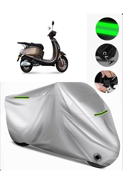 MotoEN Yuki Margherita 50 Compatible Motorcycle Tarpaulin Premium (Lock Compa...